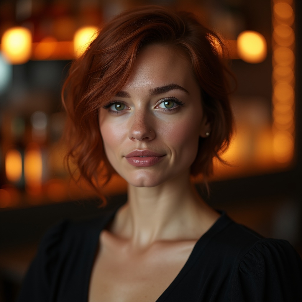 Female Bartender
